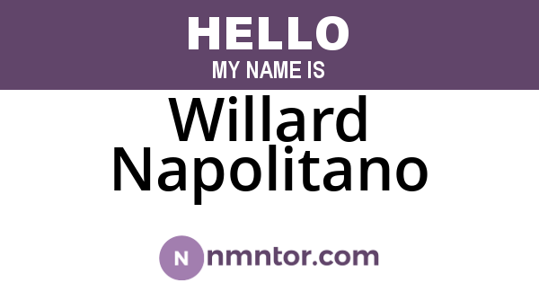 Willard Napolitano