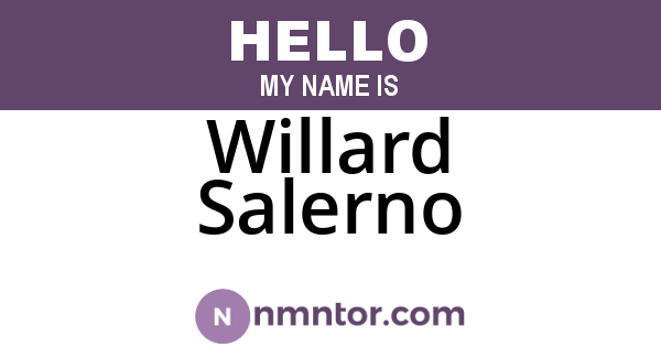 Willard Salerno