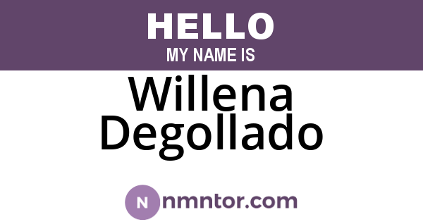 Willena Degollado