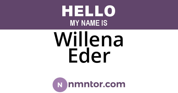 Willena Eder