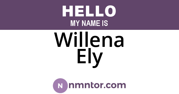 Willena Ely