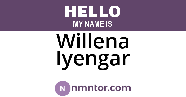Willena Iyengar