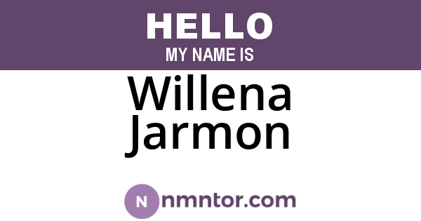 Willena Jarmon