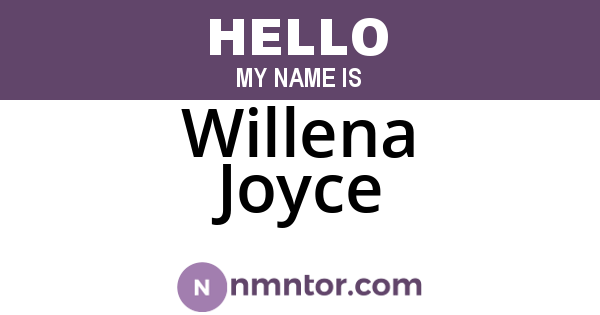 Willena Joyce