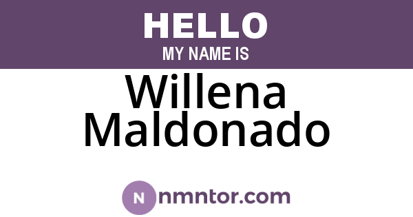 Willena Maldonado