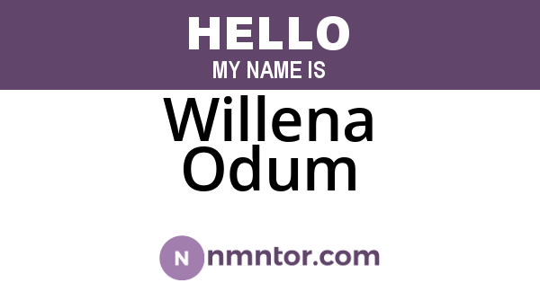 Willena Odum