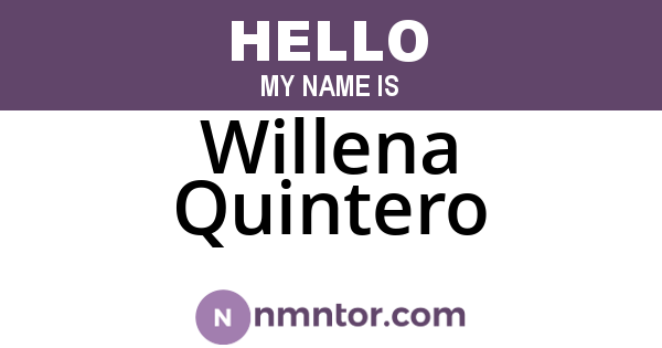 Willena Quintero