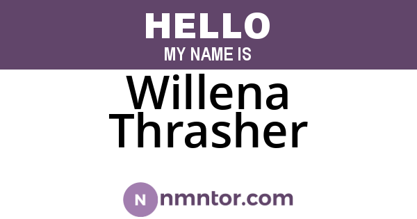Willena Thrasher