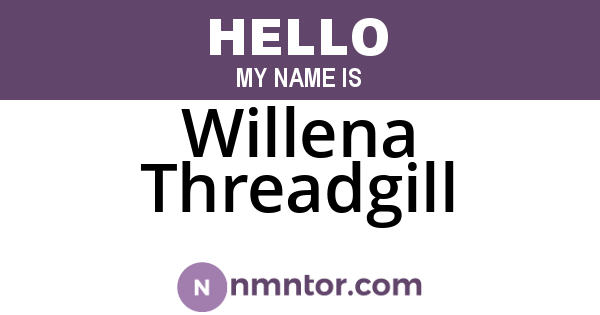 Willena Threadgill