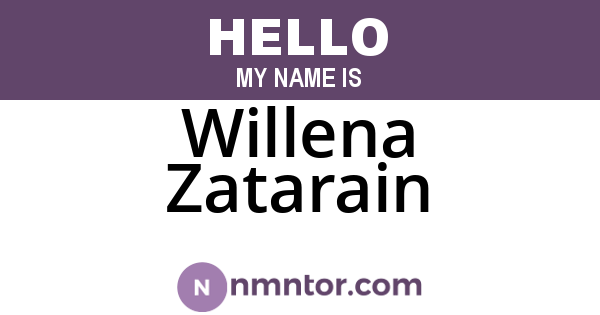 Willena Zatarain