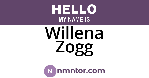 Willena Zogg