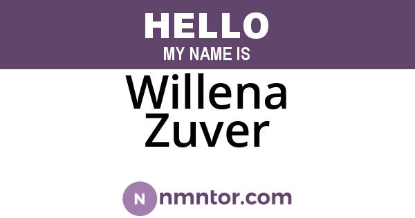 Willena Zuver