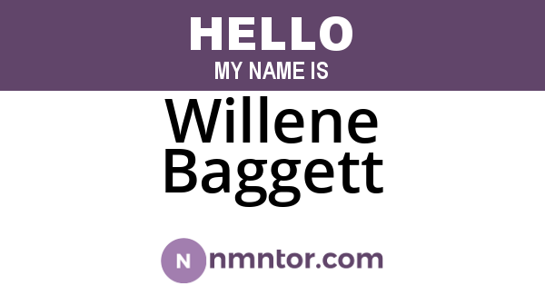 Willene Baggett