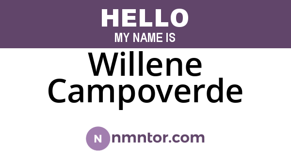 Willene Campoverde