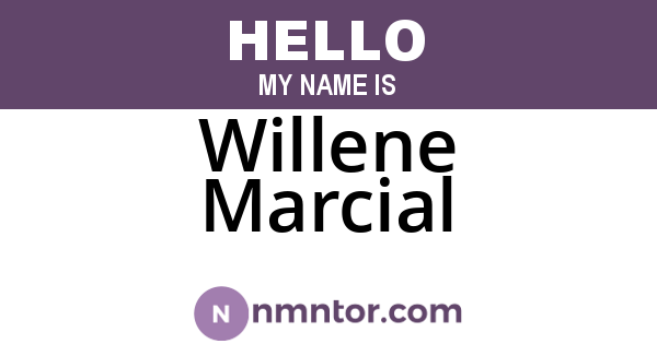 Willene Marcial