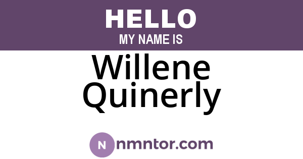 Willene Quinerly