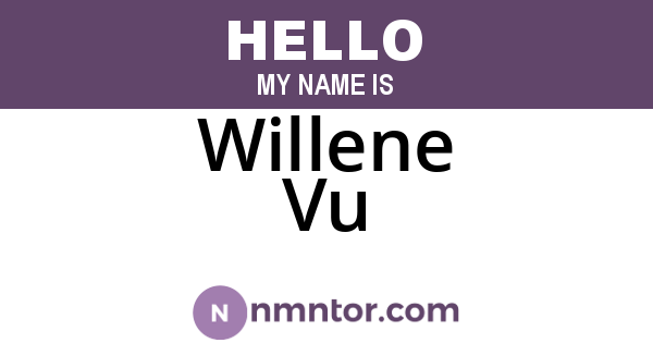 Willene Vu