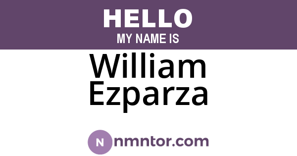 William Ezparza