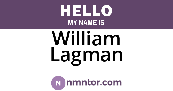 William Lagman
