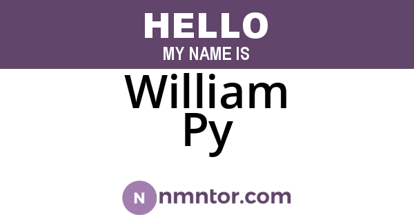 William Py