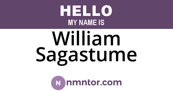 William Sagastume
