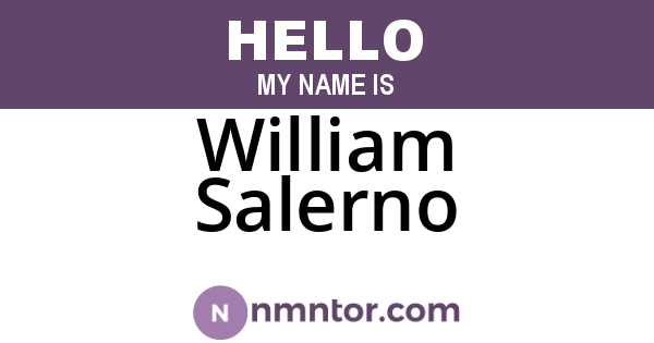 William Salerno