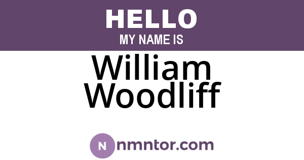 William Woodliff