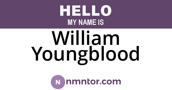 William Youngblood