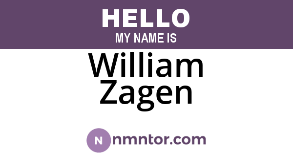 William Zagen