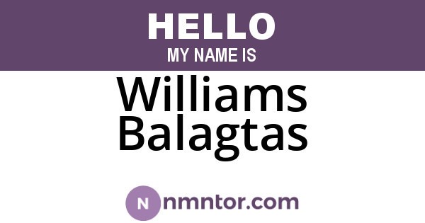 Williams Balagtas