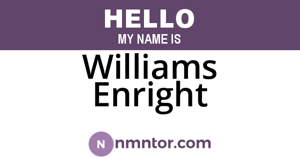Williams Enright