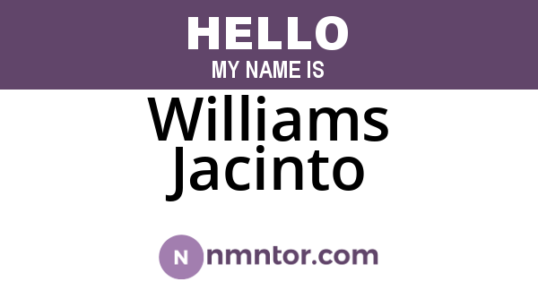 Williams Jacinto