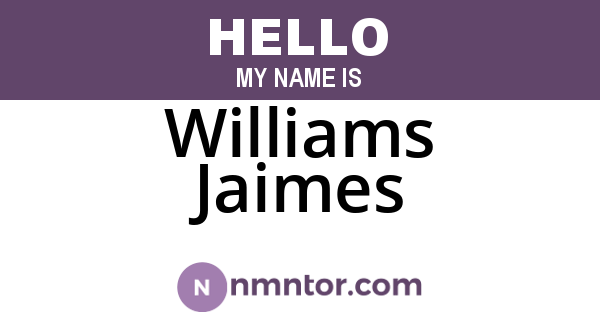Williams Jaimes