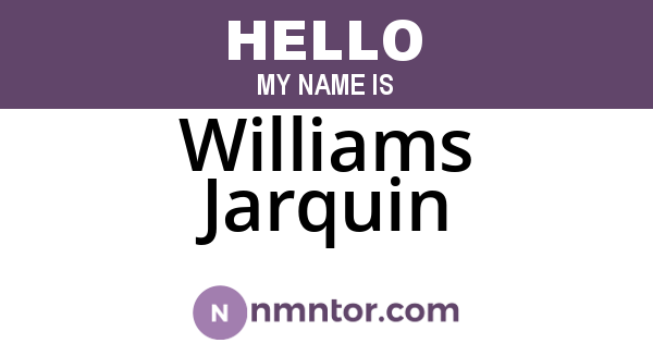Williams Jarquin