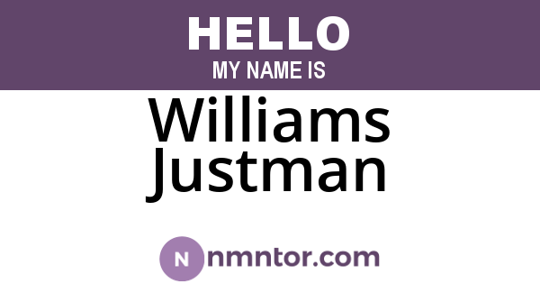 Williams Justman