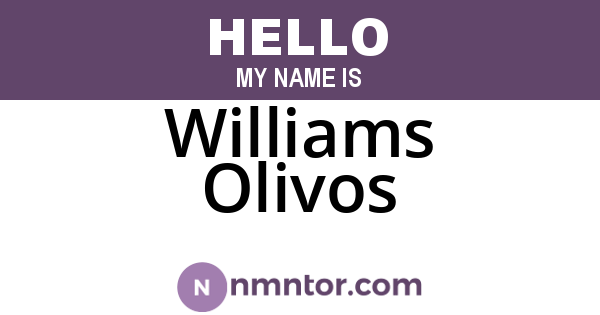 Williams Olivos