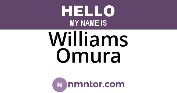 Williams Omura