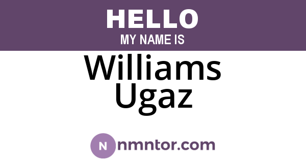 Williams Ugaz