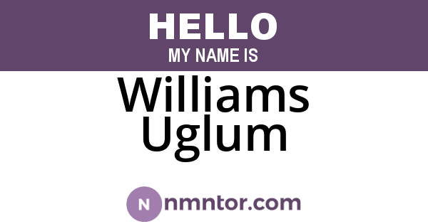 Williams Uglum
