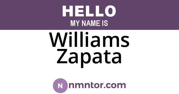Williams Zapata