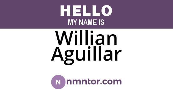 Willian Aguillar
