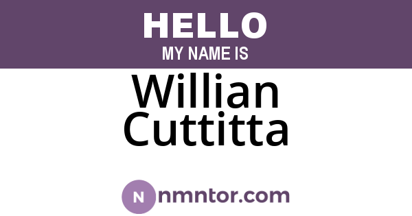 Willian Cuttitta
