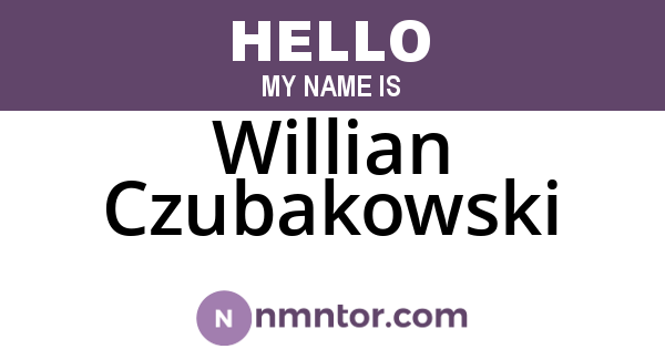 Willian Czubakowski