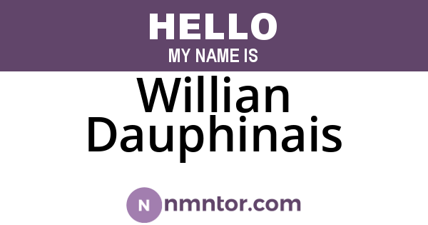Willian Dauphinais