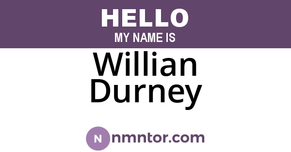 Willian Durney