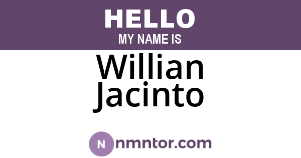 Willian Jacinto