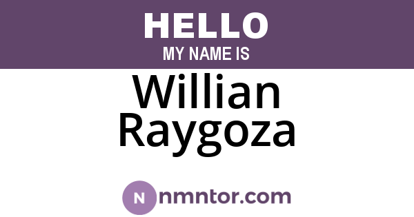 Willian Raygoza