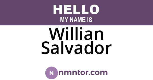 Willian Salvador