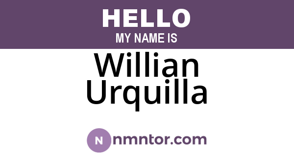 Willian Urquilla