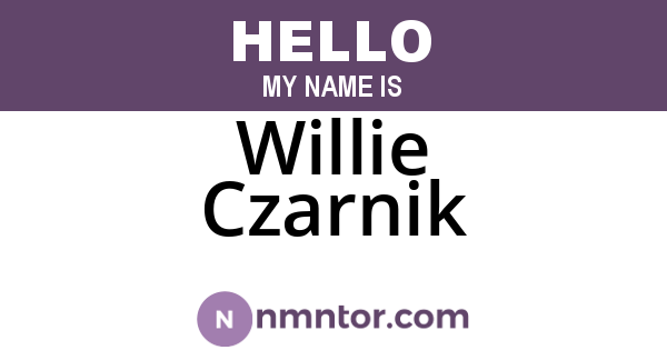 Willie Czarnik